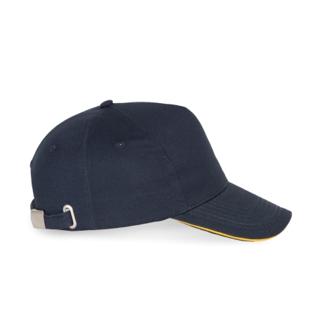 Casquette avec sandwich contrasté - 5 panneaux