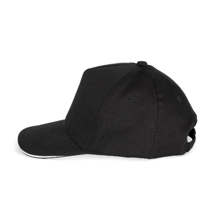 Casquette enfant avec sandwich contrasté - 5 panneaux