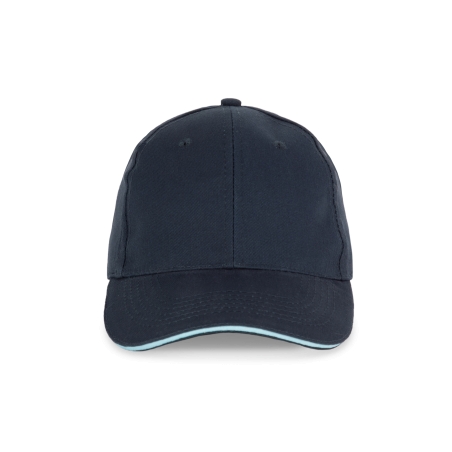 Casquette avec sandwich contrasté - 6 panneaux