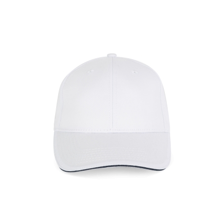 Casquette avec sandwich contrasté - 6 panneaux