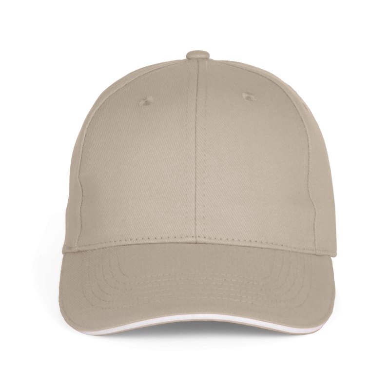 Casquette Baseball avec sandwich - 6 panneaux