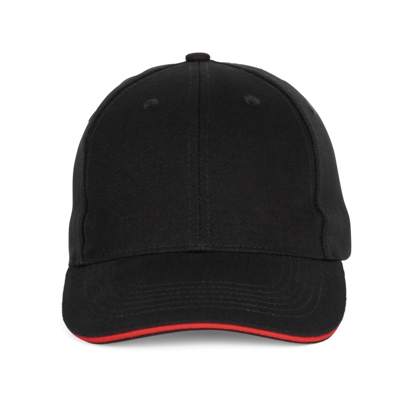 Casquette Baseball avec sandwich - 6 panneaux