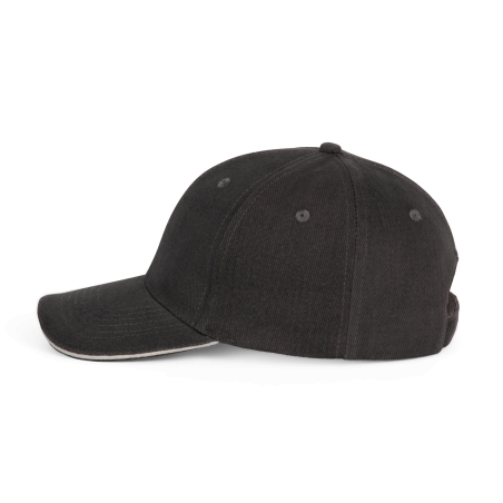 Casquette Baseball avec sandwich - 6 panneaux