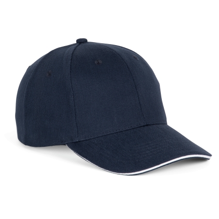 Casquette Baseball avec sandwich - 6 panneaux