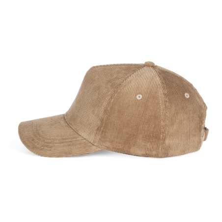 Casquette en velours - 5 panneaux