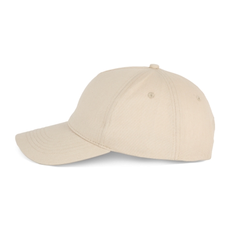 Casquette en coton et polyester recyclés K-loop tracking - 5 panneaux