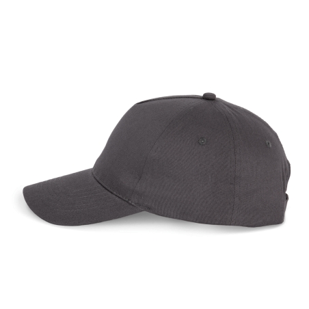 Casquette en coton et polyester recyclés K-loop tracking - 5 panneaux