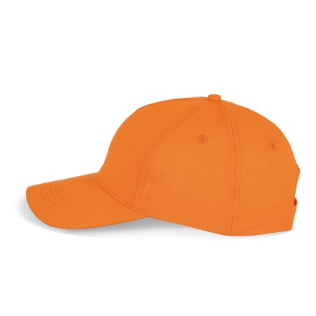 Casquette en coton et polyester recyclés K-loop tracking - 5 panneaux