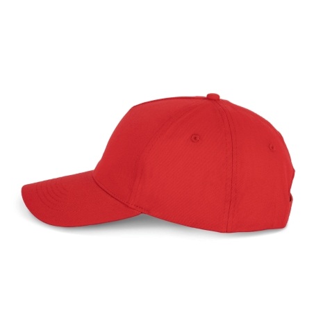 Casquette en coton et polyester recyclés K-loop tracking - 5 panneaux