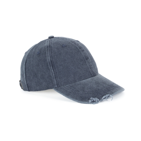 Casquette vintage effet déchiré - 6 panneaux