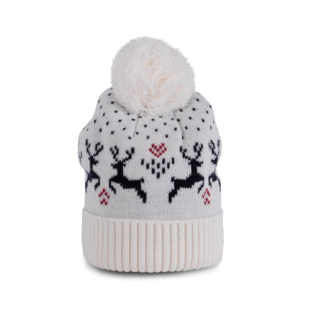 Bonnet de Noël motifs rennes