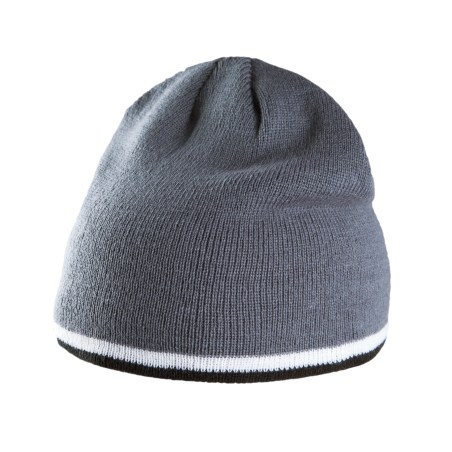 Bonnet bande bicolore contrastée