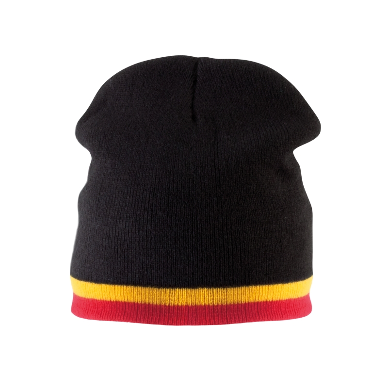 Bonnet bande bicolore contrastée