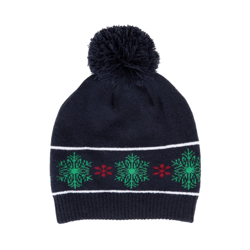 Bonnet motifs de Noël