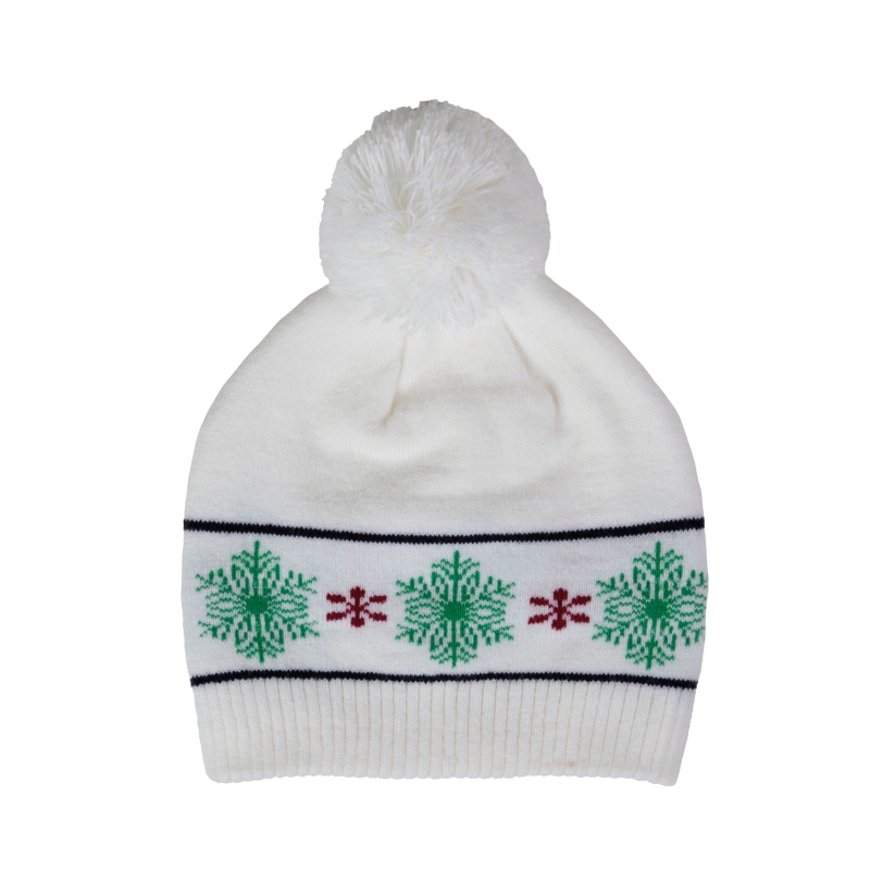 Bonnet motifs de Noël