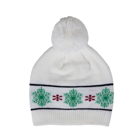 Bonnet motifs de Noël