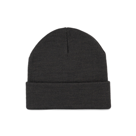Bonnet recyclé avec revers tricoté
