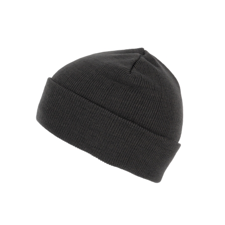Bonnet recyclé avec revers tricoté