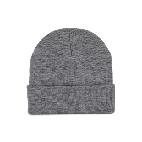 Bonnet recyclé avec revers tricoté