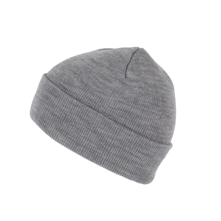 Bonnet recyclé avec revers tricoté