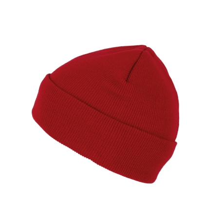 Bonnet recyclé avec revers tricoté