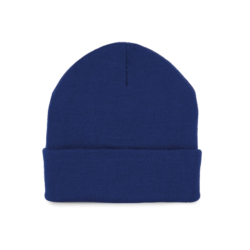 Bonnet recyclé avec revers tricoté