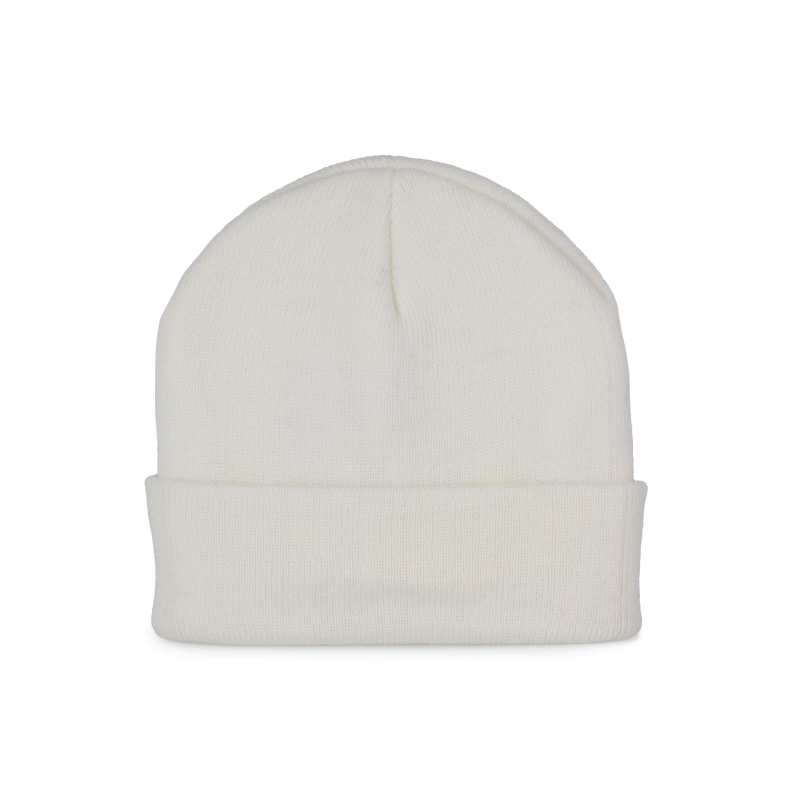 Bonnet recyclé avec revers tricoté