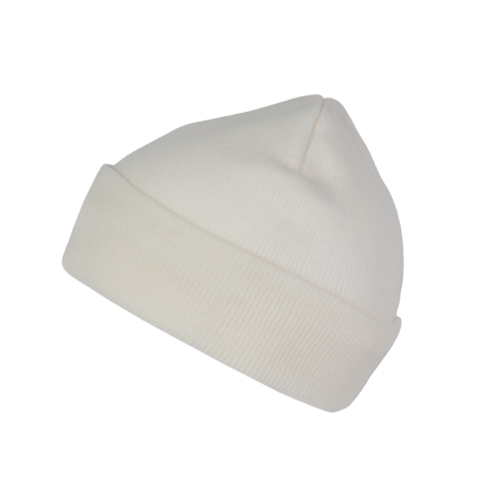 Bonnet recyclé avec revers tricoté