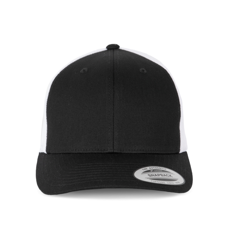 Casquette Trucker modèle rétro - 6 panneaux