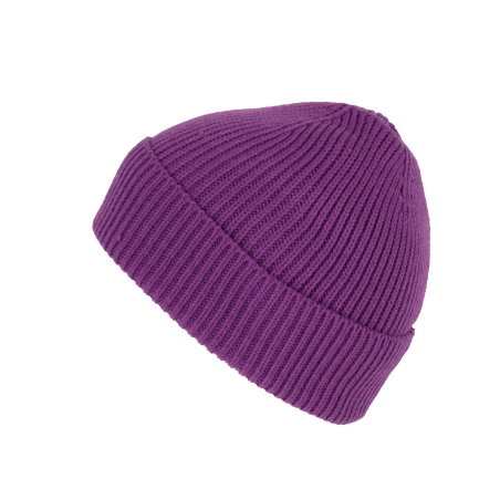 Bonnet côtelé avec revers