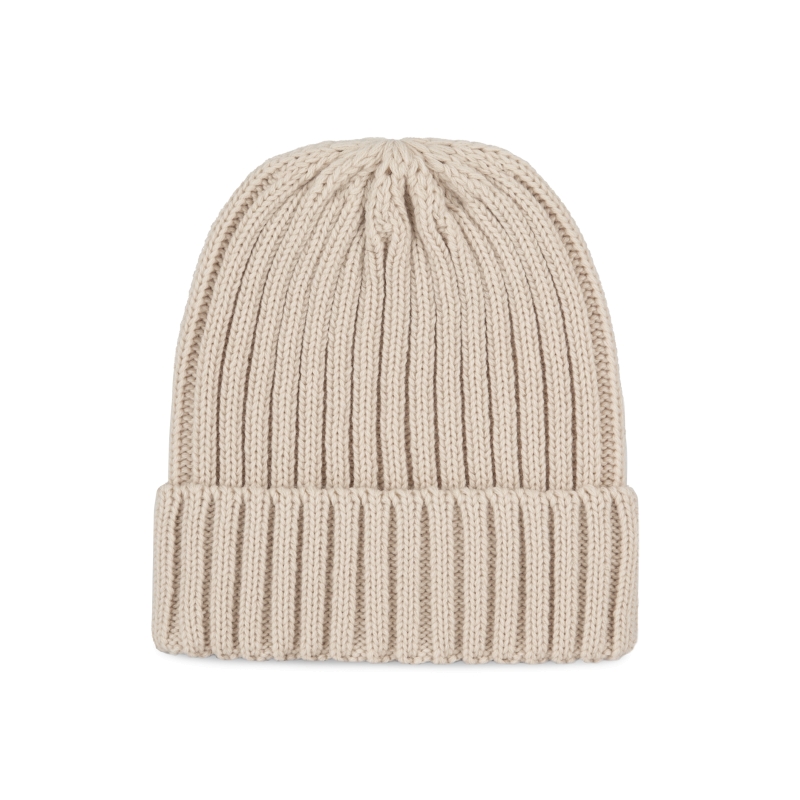 Bonnet à double côte et revers