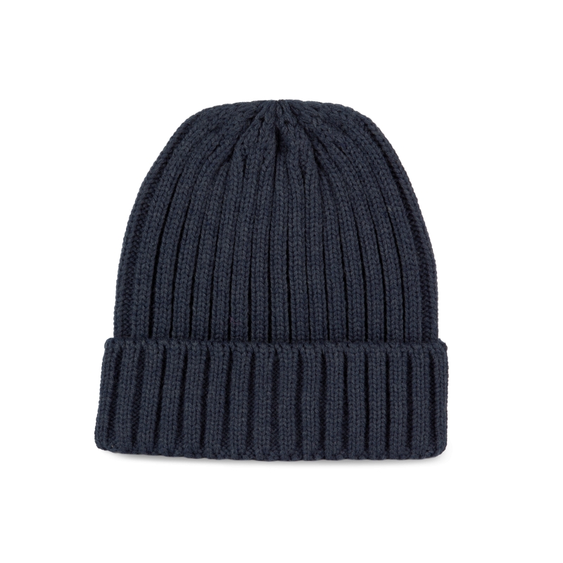 Bonnet à double côte et revers