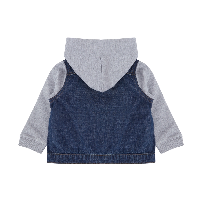 Veste en jean à capuche enfant
