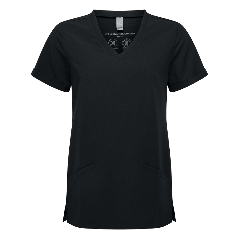 Tunique stretch manches courtes femme