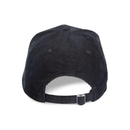 Casquette écoresponsable en velours côtelé 6 panneaux unisexe