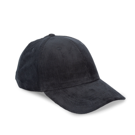 Casquette écoresponsable en velours côtelé 6 panneaux unisexe