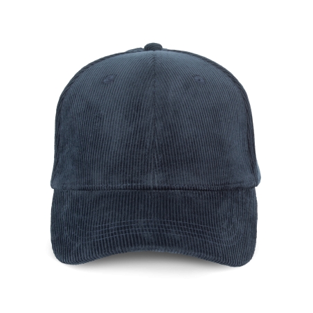 Casquette écoresponsable en velours côtelé 6 panneaux unisexe
