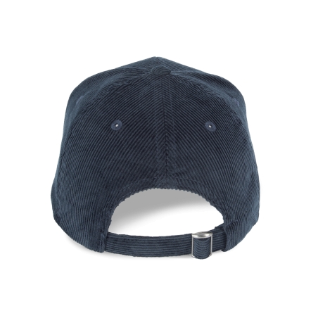 Casquette écoresponsable en velours côtelé 6 panneaux unisexe