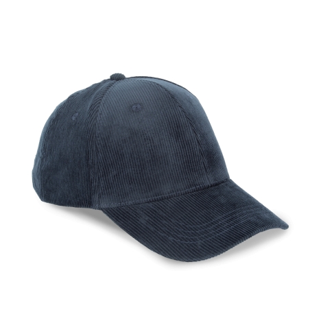 Casquette écoresponsable en velours côtelé 6 panneaux unisexe