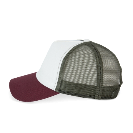 Casquette trucker écoresponsable 5 panneaux unisexe