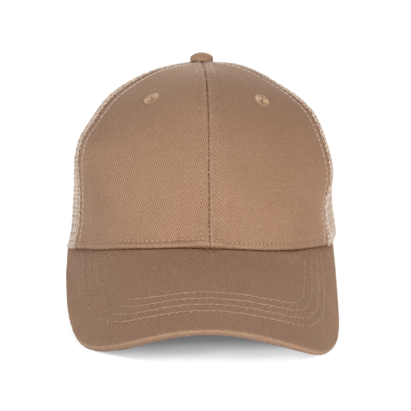 Casquette trucker écoresponsable 6 panneaux unisexe