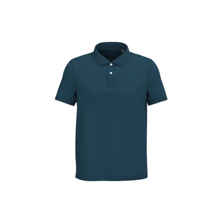 Polo écoresponsable maille piquée homme