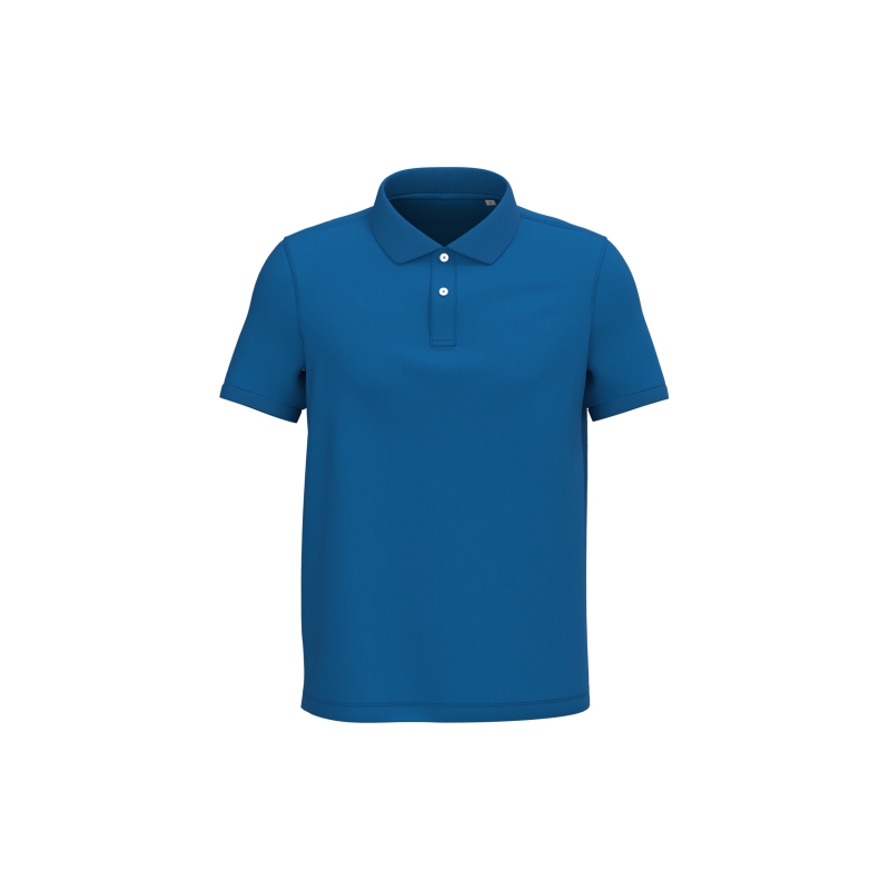 Polo écoresponsable maille piquée homme