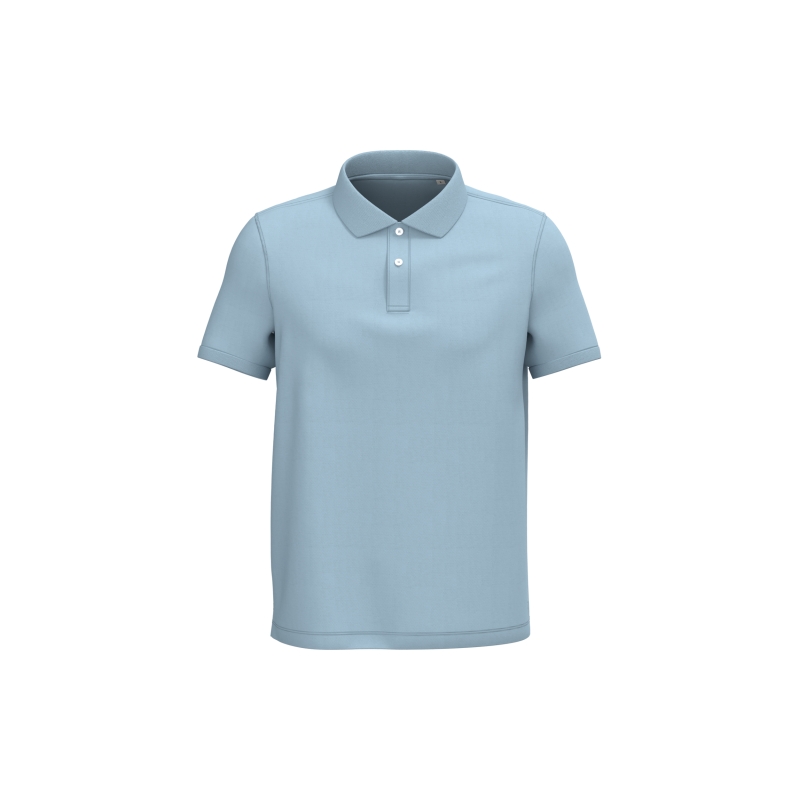 Polo écoresponsable maille piquée homme