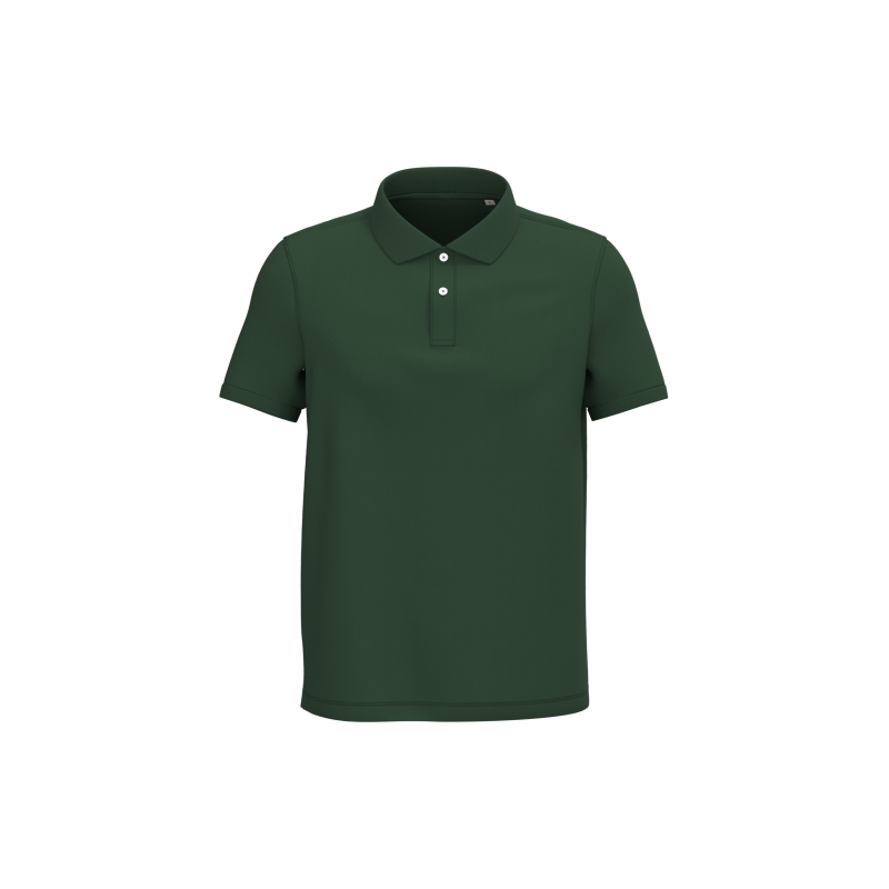 Polo écoresponsable maille piquée homme