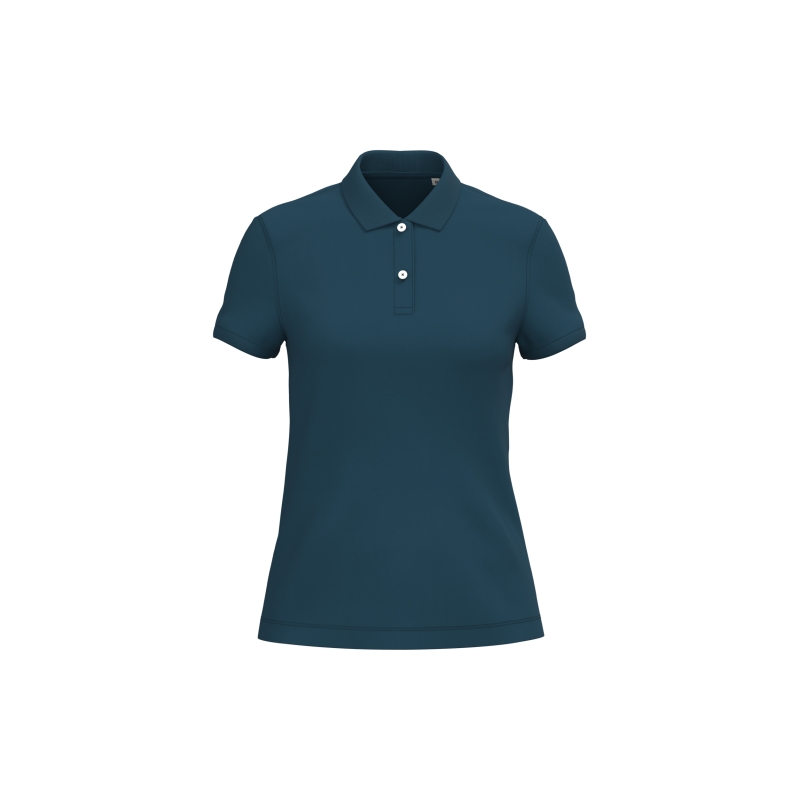 Polo écoresponsable maille piquée femme