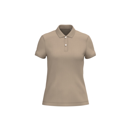 Polo écoresponsable maille piquée femme