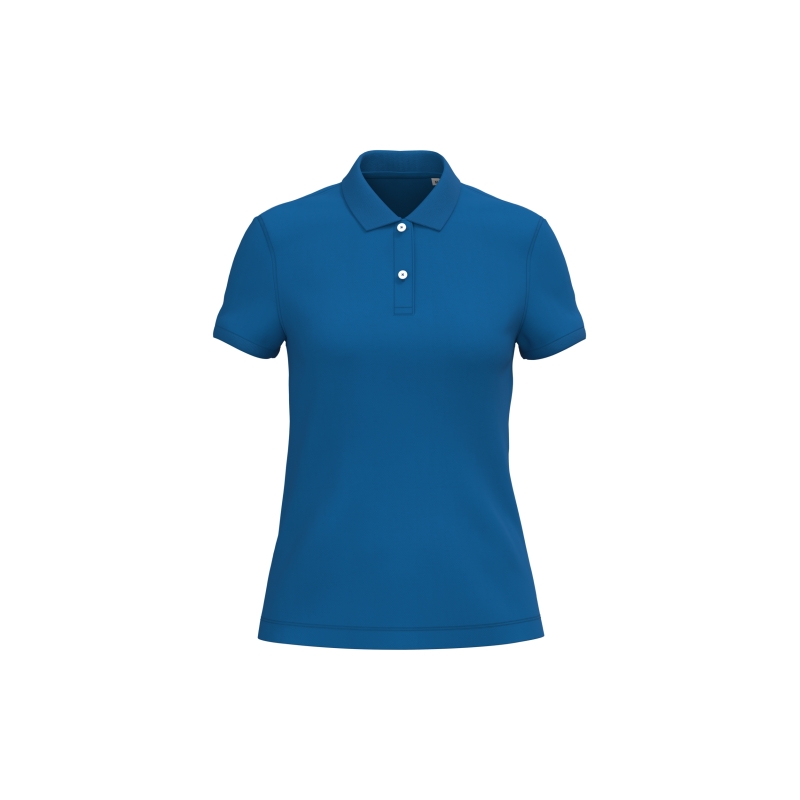 Polo écoresponsable maille piquée femme