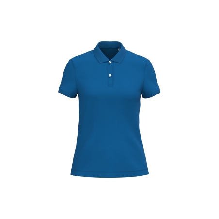 Polo écoresponsable maille piquée femme