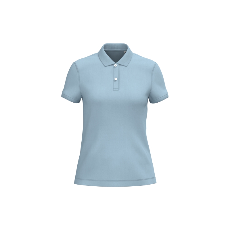 Polo écoresponsable maille piquée femme